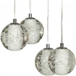 Подвесной светильник Loft It Rain 10112/5 (220V, хрусталь, на проводе, шарики)