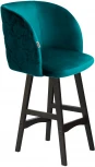 Стул полубарный SHT-ST33-1/S65-1 альпийский бирюзовый/венге от фабрики Sheffilton