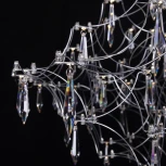 Подвесная люстра Loft It Mira 10259/800 Silver Asfour (LED, 220V, на тросе)