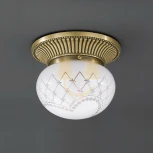 Потолочный светильник круглый Reccagni Angelo 7700 PL 7700/1 (220V)