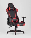 Кресло игровое TopChairs Racer черно-красное УТ000001834