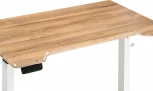 Компьютерный стол Маркос с механизмом подъема 140 (Маркос с механизмом подъема 140х80х75 белый / вотан дуб) Notta арт.578486