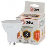 Лампочка светодиодная GU10 8W ЭРА LED MR16-8W-827-GU10