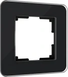 Рамка на 1 пост (черный, стекло) Werkel W0012448 (a063819)