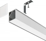 Алюминиевый профиль накладной 16x16 S Maytoni Led Strip ALM009S-2M