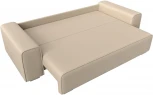 Диван прямой Лига-029 (Бежевый/Экокожа) Лига Диванов арт.121031