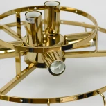 Потолочная люстра на штанге Lussole Hesperia LSP-8835 (220V, листья, IP21)