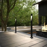 Наземный светильник Elektrostandard Recess 35177/F черный (LED, 220V, круглые, IP65)