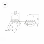 Встраиваемый точечный светильник Arlight LTD-PULL 031367