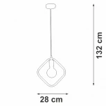 Подвесной светильник V4543-1/1S Vitaluce (220V, на проводе)
