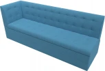 Диван кухонный Бриз с углом слева (Голубой/Рогожка) Лига Диванов арт.123176L