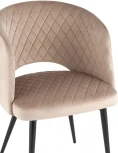 Стул-кресло Stool Group Дарелл велюр бежевый УТ000035304