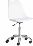 Компьютерное кресло для оператора Tetchair TULIP (Металл,Пластик,/Белый,Хром)
