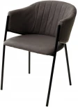 Стул DILL RU-12 коричневый антрацит/ черный каркас