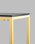 Консоль Stool Group ТАУН 115*30 золото стекло smoke УТ000004657