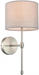 Бра Lumion Latti 8262/1W металл/текстиль, никель/серый E14 1*40W 220V