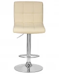 Стул барный DOBRIN CANDY (кремовый) 5006-LM CANDY, цвет сиденья кремовый, основания хром