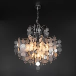 Подвесная люстра Wi-Fi каскадная Bogate's Bolla 335/9 Smart (220V, управление смартфоном, голосовое управление, умный дом - Minimir Home, Алиса, Маруся, Салют, на цепи)