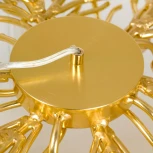 Подвесная люстра Lussole Mesa LSP-8851 (220V, хрусталь, на тросе, ветки)