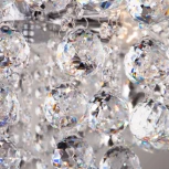 Потолочная люстра Eurosvet Ostiniya 3299/9 хром / прозрачный хрусталь