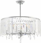 Подвесная люстра хрустальная на штанге Arte Milano Sorrento-2509 372509/8/250/590 CR (220V)