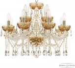 Подвесная люстра Bohemia 5413 5413/8+4/200 G Amber/M-1F