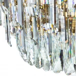 Подвесная люстра каскадная Divinare Bellatrix 3510/17 SP-18 (220V, хрусталь, на тросе)