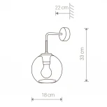 Бра Nowodvorski Vetro 9132 (220V, шар)