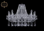 Подвесная люстра Art Classic 11.12 11.12.12.240.Cr.Sp (220V, хрусталь, на цепи, подсвечник, свеча)