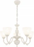 Подвесная люстра Arte Milano AM343837 347837/5 WT+SL (220V, на цепи)