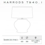 Интерьерная настольная лампа Lucia Tucci Harrods T940.1