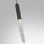 Подвесной светильник Odeon Light Kolos 5459/4L черный глянцевый/прозрачн./металл/стекло/эпоксидная смола LED 4W 3000K (220V, на проводе)