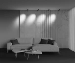 Трековый светильник магнитный 48V 12W Maytoni Focus Zoom TR212-4-12WTW-DD2-Z-B (LED, круглые)