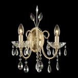 Бра Odeon Light Versia 4977/2W (220V, хрусталь, подвески, подсвечник, свеча)