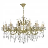 Подвесная большая люстра Dio D'Arte Colzano E 1.1.24.600 W (220V, на цепи, подсвечник, свеча)