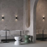 Настенный светильник (бра) FOCUS S GU10х2 10Вт IP 20 Maytoni Technical C068WL-02B (220V, круглые)