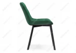 Стул Notta на металлокаркасе Челси зеленый / черный 493364