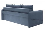 Диван тканевый прямой синий D1 Слим AAA4008022 Velutto 48