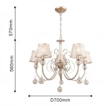 Подвесная люстра Favourite Teneritas 2553-5P