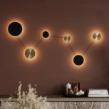 Настенный светильник светодиодный Odeon Light Galaxy 7115/30WL черный/бронза/металл IP20 LED 30W 1350Лм 3000K 220V