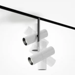 Трековый светильник магнитный 48V Maytoni Elti Duo TR005-4-2X12W-DS-BW (LED, круглые)