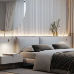 Подвесной светильник светодиодный Eurosvet Layla 50257/1 LED латунь