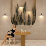 Подвесной светильник Wolta WSL-GU10/P08G под лампу GU10 Черный / Золотой BELLO