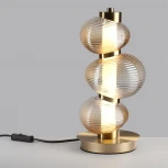 Настольная лампа Odeon Light Bruco 5095/12TL латунный/янтарный градиент/металл/стекло LED 12W 4000K (220V, выключатель)