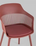 Стул Stool Group Crocus с подушкой бордовый УТ000016940