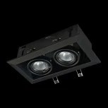 Встраиваемый светильник Metal Modern GU10 2x50Вт Maytoni Technical DL008-2-02-B (220V)