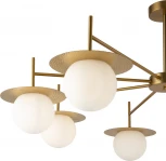 Потолочная люстра на штанге Freya Camelia FR5202PL-08BS (220V, шар)