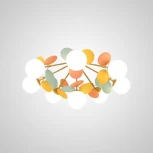 Потолочная люстра ImperiumLoft MATISSE-C01 (220V, шар)