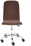 Кресло RIO флок/кож/зам , коричневый/бежевый, 6/36-34 Tetchair 14205
