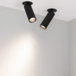 Встраиваемый точечный светильник SP-NUANCE-BUILT-FLAP-R35-7W Day4000 (BK, 36 deg, 230V) (Arlight, IP40 Металл) 049906 (LED)